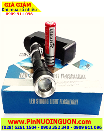 HuoYi HY-575, Đèn pin siêu sáng móc kẹp áp HuoYi HY-575 bóng CREE LED chính hãng
